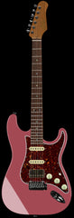 Suhr Select Classic S HSS Guitar, Roasted Neck, Burgundy Mist, Tortoise Shell