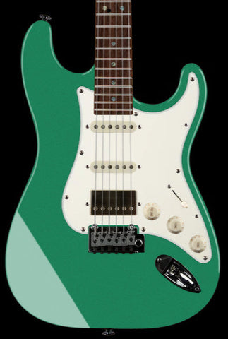 Suhr Select Classic S HSS Guitar, Roasted Neck, Cactus Green Metallic
