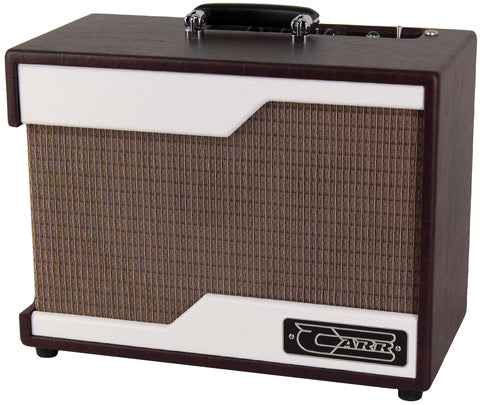 Carr Raleigh 1x10 Combo Amp, White, Wine