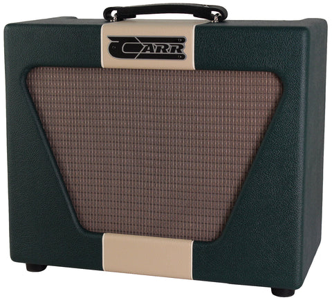 Carr Super Bee 1x12 Combo Amp, Emerald Green, Cream Stripe