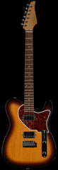 Suhr Select Classic T HH Guitar, Roasted Flamed Neck, 3-Tone Burst, Rosewood