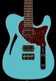 Suhr Select Alt T Cat's Eye Guitar, Daphne Blue, Tortoise Shell