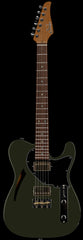Suhr Select Alt T Cat's Eye Guitar, Dark Forest Green, Black