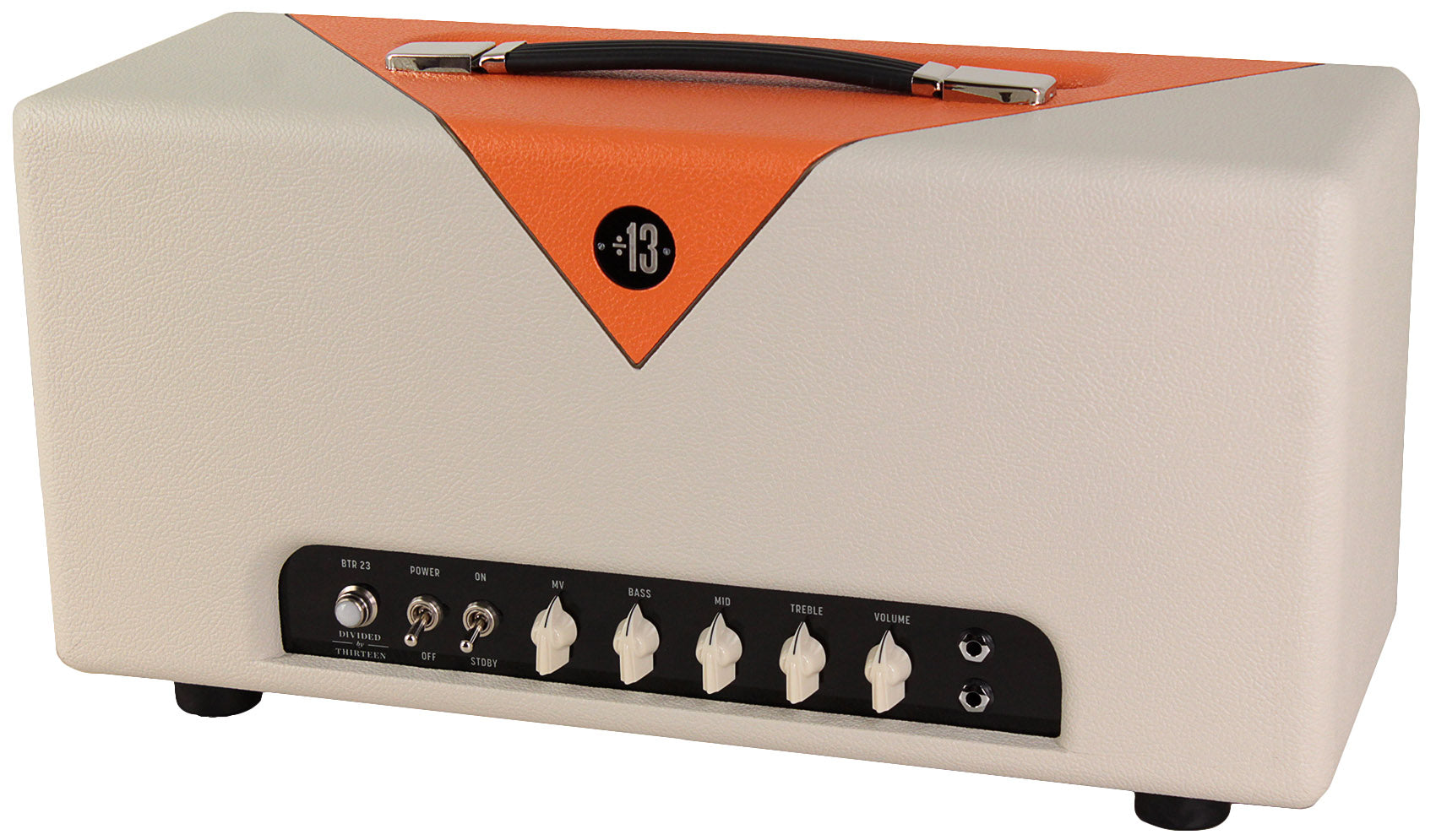 Divided By 13 BTR 23 Head, Ivory, Orange | Humbucker Music