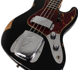Fender Custom Shop 1962 Jazz Bass, Relic, Aged Black