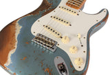 Fender Custom Shop Limited Red Hot Strat, Super Heavy Relic, Super Faded Aged lake Placid Blue