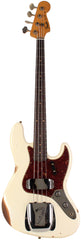 Fender Custom Shop Limited 1960 Jazz Bass, Relic, Aged Olympic White