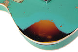 Fender Custom Shop Limited 1960 Telecaster Custom, Heavy Relic, Aged Sea Foam Green Over 3-Color Sunburst