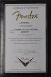 Fender Custom Shop Limited 1960 Telecaster Custom, Heavy Relic, Aged Olympic White Over 3-Color Sunburst