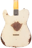 Fender Custom Shop Limited 1960 Telecaster Custom, Heavy Relic, Aged Olympic White Over 3-Color Sunburst