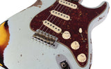 Fender Custom Shop Limited 1961 Stratocaster, Heavy Relic, Faded Aged Sonic Blue over 3TS