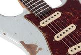 Fender Custom Shop Limited 1961 Stratocaster, Heavy Relic, Faded Aged Sonic Blue over 3TS