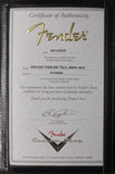 Fender Custom Shop Limited NAMM '50s Thinline Telecaster Guitar, Journeyman Relic, Black