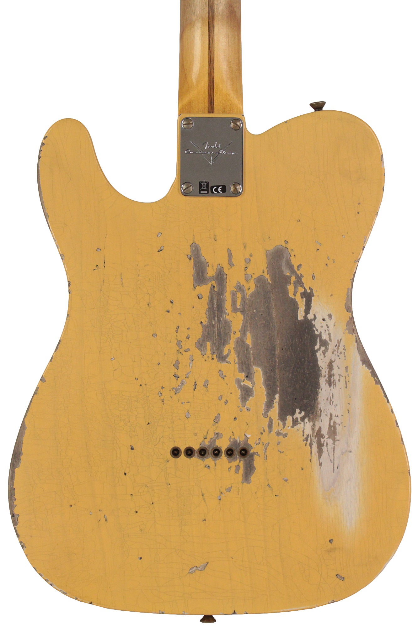Telecaster Back Fender Custom Shop 1952 Heavy Relic Telecaster, Aged Nocaster Blonde ...