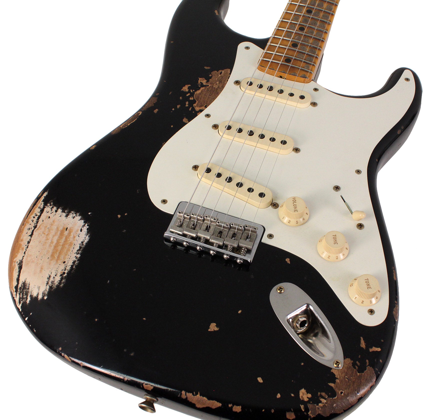 ギター Fender custom shop 1956 Stratocaster Fender Custom Shop 1956 Hardtail Stratocaster, Black