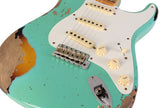 Fender Custom Shop Limited 1956 Stratocaster, Heavy Relic, Super Faded Aged Seafoam Green over 2-Tone Sunburst