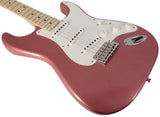 Fender Custom Shop NAMM Limited 1958 Stratocaster Guitar, Aged Burgundy Mist Metallic, NOS