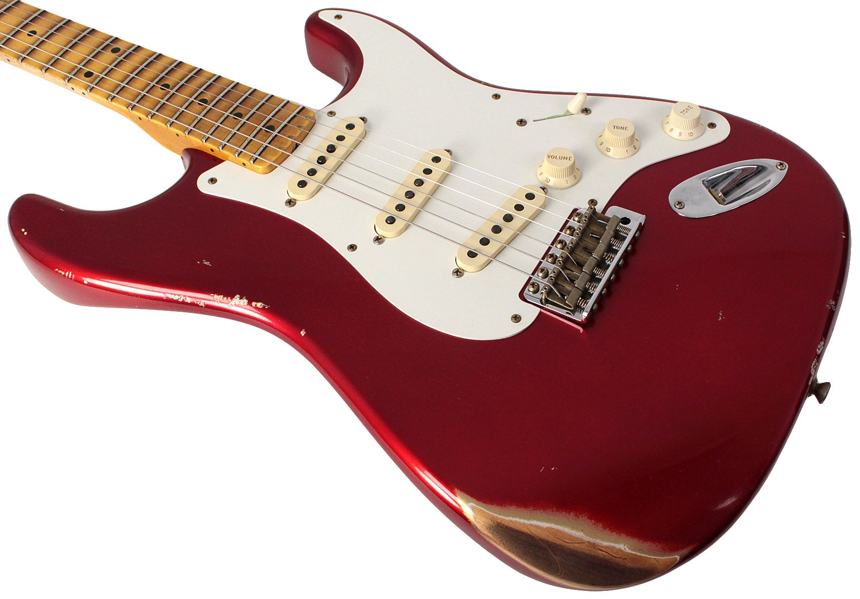 Fender Custom Shop 1958 Strat, Relic, Faded Aged Candy Apple Red