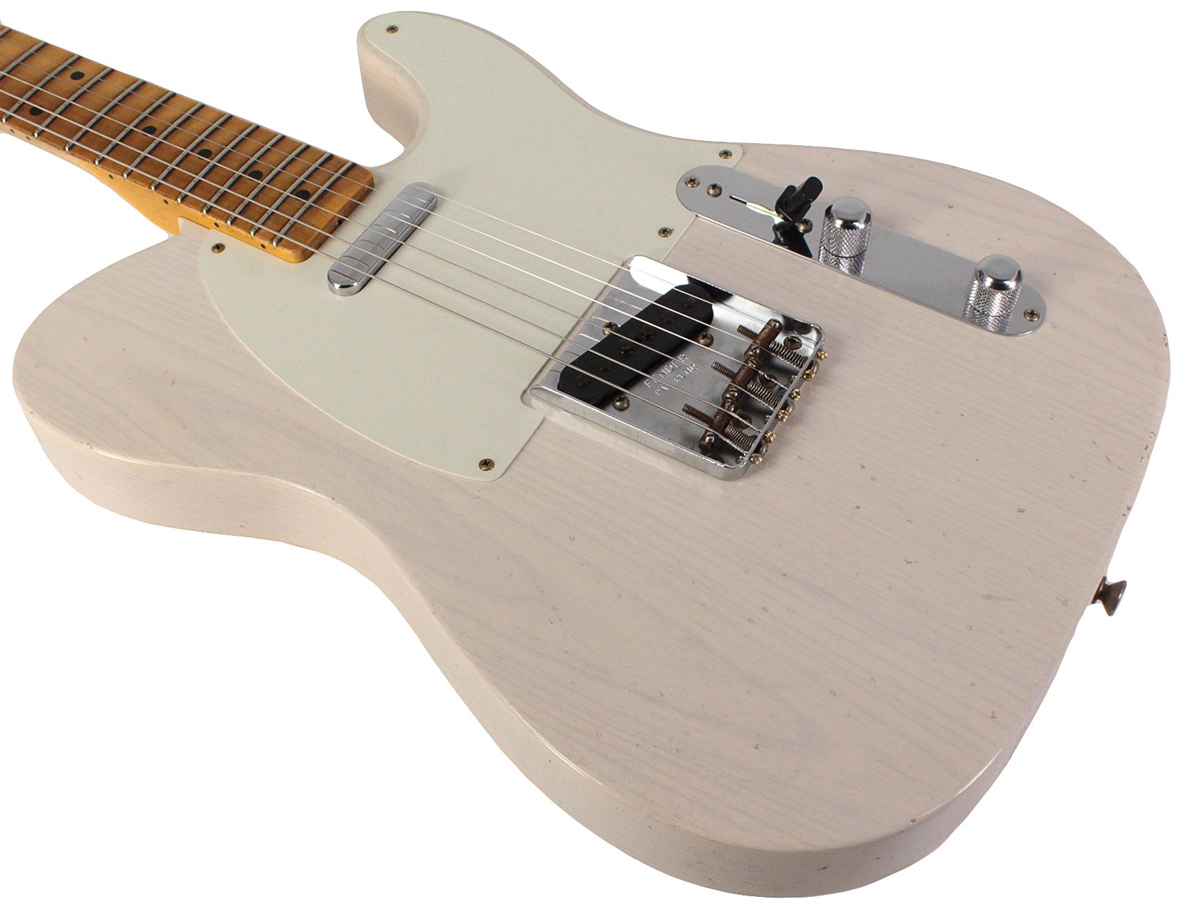 Custom Shop Tele Fender Custom Shop 1958 Telecaster, Journeyman Relic, Aged White Blond ...