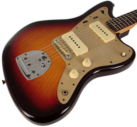 Fender Custom Shop 1959 250K Jazzmaster Guitar, Journeyman Relic, Chocolate 3-color Sunburst