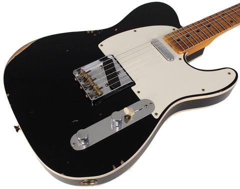 Fender Custom Shop 59 Tele Custom, Relic, Aged Black