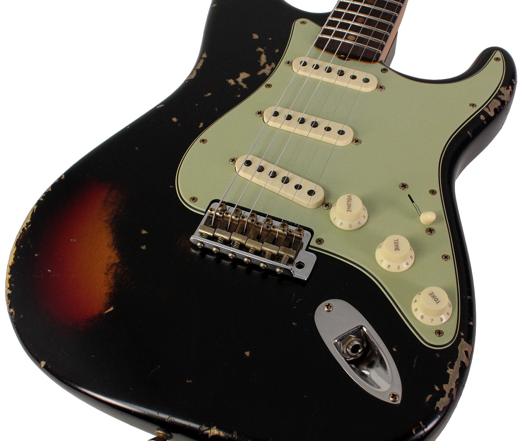 Fender Custom Shop 1960 Stratocaster, Heavy Relic, Aged Black over