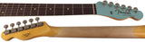 Fender Custom Shop Limited Reverse '60 Tele Custom, Heavy Relic, Aged Daphne Blue Over 3-Color Sunburst