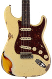 Fender Custom Shop Limited 1961 Stratocaster, Heavy Relic, Aged Vintage White over 3TS