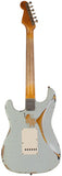 Fender Custom Shop '61 Strat, Heavy Relic, Super Faded Aged Sonic Blue over 3-Color Burst