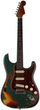 Fender Custom Shop Limited Roasted 1961 Strat, Super Heavy Relic, Aged Sherwood Metallic over 3TS