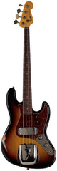 Fender Custom Shop 1962 Jazz Bass, Relic, 3-Tone Sunburst