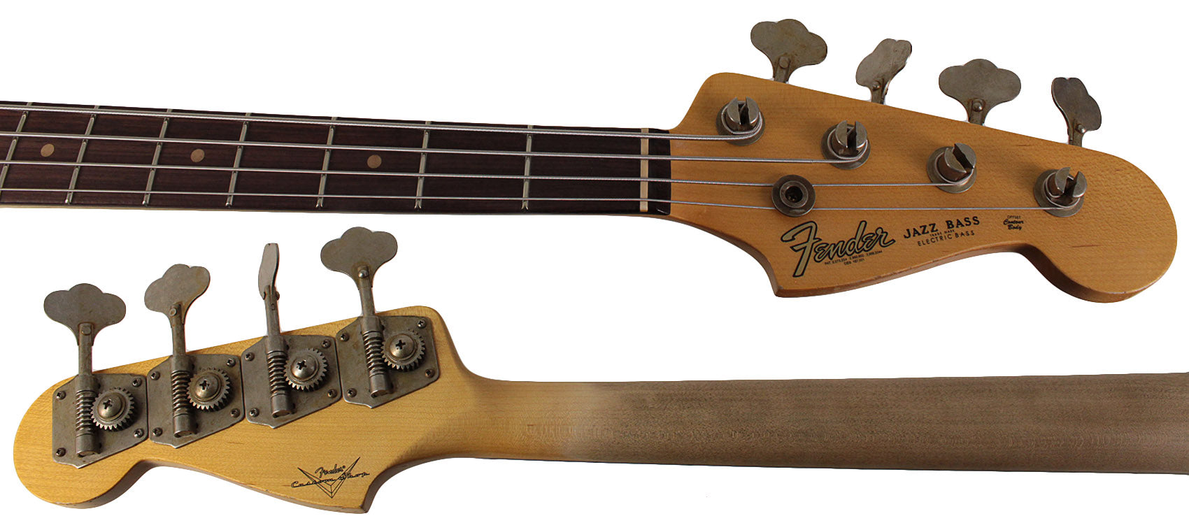 【きれいめファッション51選】上品さと清潔感をキープし Fender Custom Shop 1962 Jazz Bass, Relic, 3-Tone Sunburst ギター