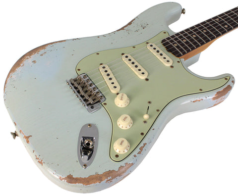 Fender Custom Shop NAMM Limited 1962 Stratocaster, Heavy Relic, Aged Sonic Blue