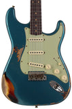 Fender Custom Shop '61 Strat, Heavy Relic, Aged Ocean Turquoise over 3-Color Burst