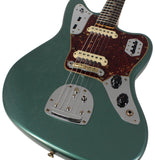 Fender Custom Shop 1963 Jaguar, Journeyman Relic, Super Faded Sherwood Green Metallic - Humbucker Music