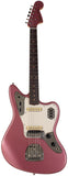 Fender Custom Shop 1963 Jaguar DLX Closet Classic Guitar, Aged Burgundy Mist Metallic
