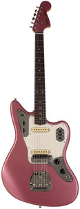 Fender Custom Shop 1963 Jaguar DLX Closet Classic Guitar, Aged Burgundy Mist Metallic