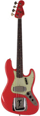 Fender Custom Shop 1963 Jazz Bass, Journeyman Relic, Aged Fiesta Red