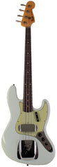 Fender Custom Shop Limited 1964 Jazz Bass, Journeyman Relic, Super Faded Aged Sonic Blue