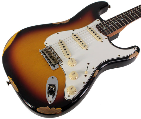 Fender Custom Shop Limited 1964 Stratocaster, Relic, Faded Aged 3-Tone Sunburst
