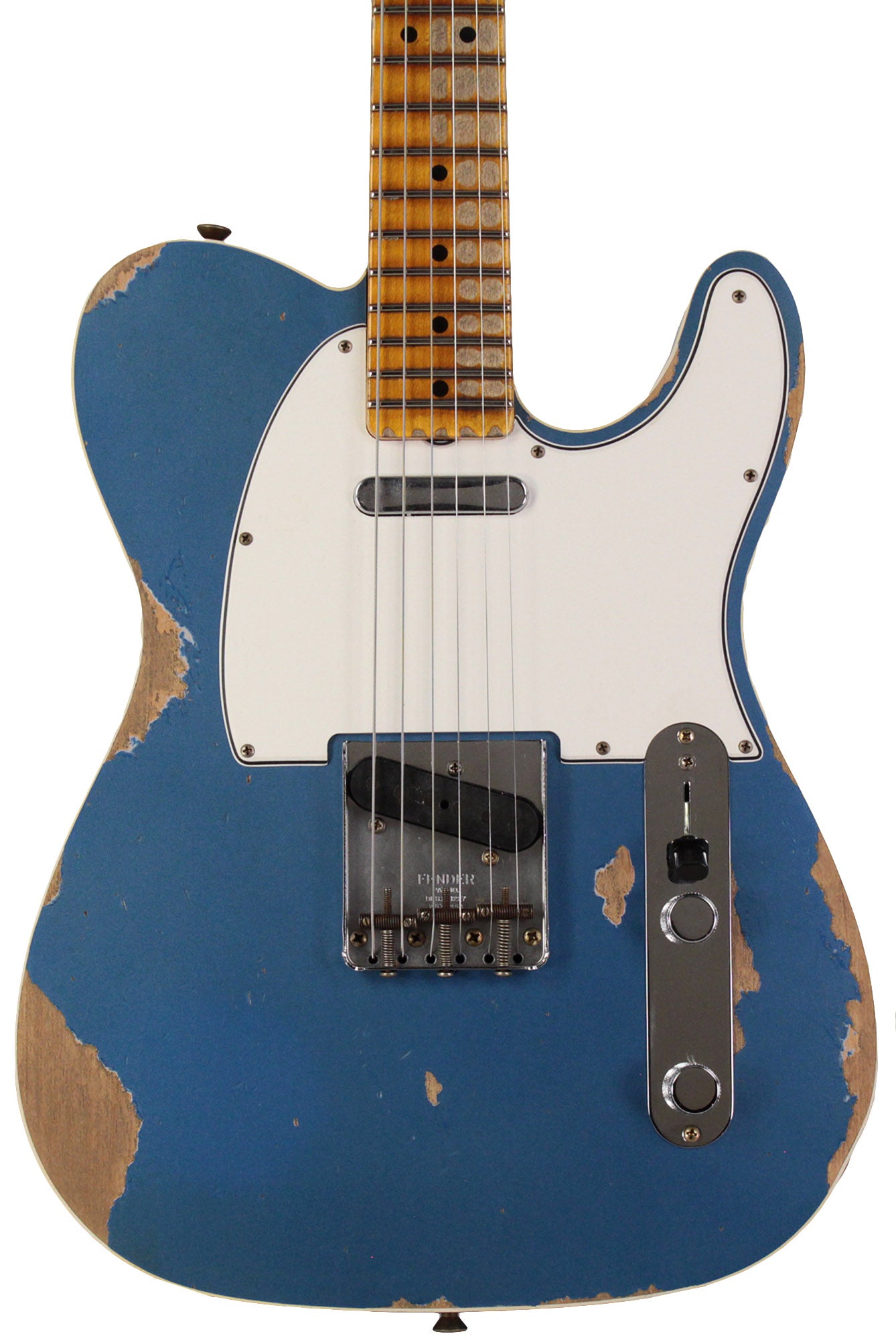 Telemaster Custom Shop Blue Fender Custom Shop 1965 Telecaster Custom, Heavy Relic, Aged Lake Plac ...