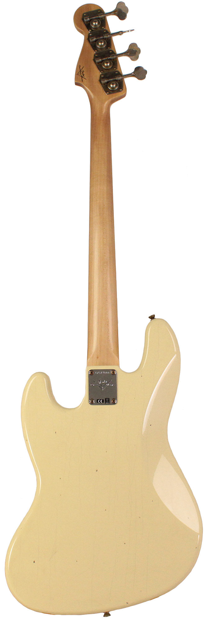 Fender Custom Shop 68 Jazz Bass, Journeyman Relic, Vintage White