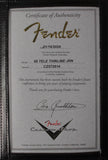 Fender Custom Shop Limited 1968 Tele Thinline, Journeyman Relic, Aged Black