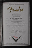 Fender Custom Shop Limited 1968 Tele Thinline, Journeyman Relic, Aged Black
