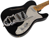 Fender Custom Shop Limited 1968 Tele Thinline, Journeyman Relic, Aged Black