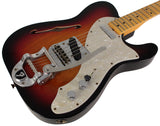 Fender Custom Shop Limited 1968 Tele Thinline, Journeyman Relic, 3-Tone Sunburst