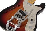 Fender Custom Shop Limited 1968 Tele Thinline, Journeyman Relic, 3-Tone Sunburst