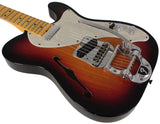 Fender Custom Shop Limited 1968 Tele Thinline, Journeyman Relic, 3-Tone Sunburst