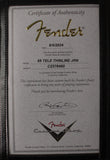 Fender Custom Shop Limited 1968 Telecaster Thinline Guitar, Journeyman Relic, 3 Tone Sunburst