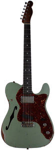Fender Custom Shop Limited Edition '72 Telecaster Custom Thinline Relic, Sage Green Metallic